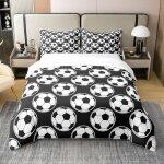 Parure de lit 200x200 cm housse de couette football ensemble de literie joueurs de football pour enfants ... Parure de lit 200x200 cm housse de couette football ensemble de literie joueurs de football pour enfants ...