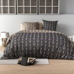 Parure de lit 240x260 cm coton paon