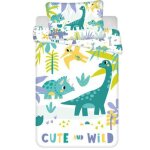 Parure lit bébé housse de couette réversible dinosaure 100x135cm 100% coton Parure lit bébé housse de couette réversible dinosaure 100x135cm 100% coton