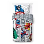 Parure de lit enfant marvel comics lit simple