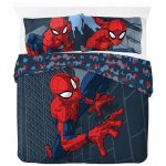 Parure de lit enfant marvel marvel spiderman rues de la villes lit pour deux