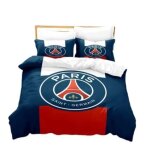 Parure de lit enfantparis saint - germain - coton microfibrehousse de couette 200x200cm + 2 taie doreiller ...