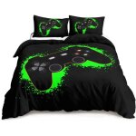 Parure de lit gamer pour enfants ensemble de housse de couette 140 * 200cm pour manette de jeu contr�leur ...