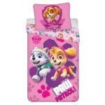 Parure lit housse de couette 140x200cm la pat patrouille pour enfant fille everest skye paw patrol