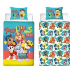 Parure lit housse de couette la pat patrouille pour enfant paw patrol pat chase jeu - rversible 140x200 ...