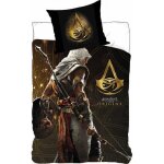 Parure de lit - assassins creed - housse de couette rversible - 140x200cm - noir - enfant