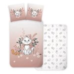 Parure de lit - disney - aristochats - housse de couette réversible - 100% coton - 100x135cm Parure de lit - disney - aristochats - housse de couette réversible - 100% coton - 100x135cm