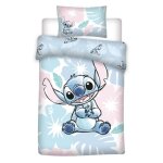 Parure lit housse de couette réversible disney lilo et stitch 100x140cm - 100% coton & enfant bébé Parure lit housse de couette réversible disney lilo et stitch 100x140cm - 100% coton & enfant bébé