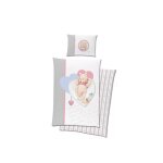 Parure lit housse de couette r�versible disney winnie lourson 100 � 135 cm 100% coton