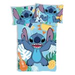 Parure lit housse de couette rversible enfant disney lilo et stitch 100x135cm 100% coton - petit lit ...