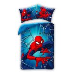 Parure lit housse de couette spiderman pour enfant garon 100x140 rversible man