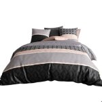 Parure de lit - keha - housse de couette 240x260 cm - 2 taies 63x63 cm - 100% coton doux