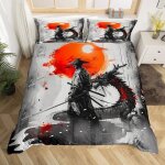 Parure de lit samoura� japonaismotif dragon occidental chinoisd�coration de chambre de gar�ons filleshousse ...