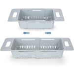 Passoire de cuisine extensible et pliable pour aliments fruits et nouilles gouttoir portable gain de ...