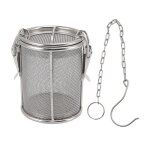 Passoire dassaisonnement d�pice dinfuseur de boule de th� dacier inoxydable avec le crochet de cha�ne ...