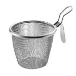Passoire à nouilles - inox - 1 x passoire - argent - acier inoxydable - maille fine Passoire à nouilles - inox - 1 x passoire - argent - acier inoxydable - maille fine