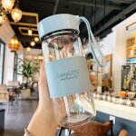 Passoire a theblue - - bouteille en verre de style japonais 480ml avec infuseur � th� manchon isolant ...