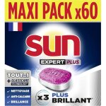 Pastilles lave - vaisselle tout en 1 expert plus - 60 tablettes - brillance - nettoyage en profondeur ...