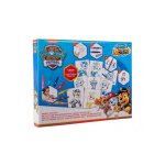 Pat patrouille - kit 7 stylos pulverisateurs enfant et 6 pochoirs - feutres a souffler pens blo - colorier ...