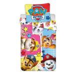 La pat patrouille - parure lit housse de couette rversible 100x135cm pour enfants paw patrol pat chase ...