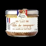 Pat� de campagne aux noisettes du sud ouest lucien georgelin le bocal de 220g