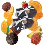 Ptes de fruits artisanales - 2 ballotins de 380g - teneur en fruits de 70% - sans gluten sans colorant ...