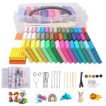 P�te � modeler - non collante - ensemble avec outils de sculpture - pour enfants et d�butants - 3 ans ...