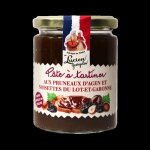 Pate  tartiner aux pruneaux et noisettes du lot et garonne lucien georgelin le bocal de 320g