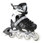 Patins 4 en 1 - nils extreme - nh10905 - noir - taille l (39 - 42) - patins � glace et rollers