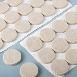 Patins en feutre auto - adh�sifs 54pcs tampon chaise en feutre 5mm �paisseur coussin de protection de ...