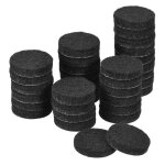Patin feutre sourcing map 80pcs 1 rond adhsif feutre meubles coussins sol protecteurs pour pied chaise ...