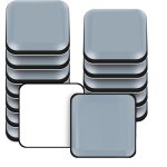 Patins de meubles 16 pi�ces ptfe t�flon carr� auto - adh�sives coulisses de meubles adapt�s aux sols ...