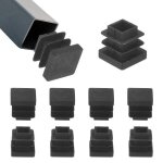Patins pour meubles x autohaux 10pcs 13 x 13 mm pour pied de meuble bouchons carr�s plastique pour pieds ...