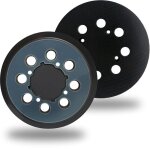 Patin de pon�age auto - agrippant 5 pouces - - 8 trous pour ponceuses bois et m�tal - lot de 1