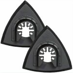 Patins de ponage triangulaires 90mm - plateau de ponage pour outil multifonction oscillant pour ponage ...