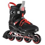 Patins � roulettes - nils extreme - na14124 - taille 44 - aluminium - roues pu 80x24 mm