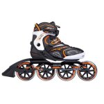 Patins � roulettes - nils - na1060s - noir - orange - taille 41 - roues 100mm abec9