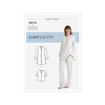 Patron simplicity 9113 ensemble boho femme tunique & pantalon - du 34 au 52(. . . ) -