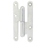 Paumelle paris bt rond 80x40 droite zingu blanc nf