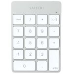 Pav� num�rique - satechi - slim silver - bluetooth - aluminium - rechargeable
