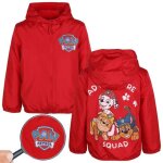 Paw patrol veste rouge pour garon coupe - vent avec capuche double en polaire 7 - 8 ans