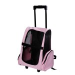 Pawhut sac  dos de transport pour animaux de compagnie 2 en 1 ou poussette de voyage pour chiens 42x25x55 ...