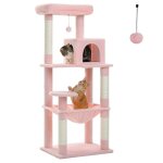Pawz road arbre  chat design spacieux grande hamac dur stable avec hamac et belle maison pour chat - ...
