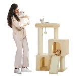 Pawz road grand arbre a chat arbre à chat avec poteaux xxl 11 cm en sisal double condos & perchoir de ... Pawz road grand arbre a chat arbre à chat avec poteaux xxl 11 cm en sisal double condos & perchoir de ...
