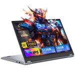 Pc portable - vanwin - yoga ecran tactile 360�rotation - amd ryzen3 3200u - 16go ram - 512go ssd - ordinateur ...