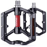 Pédales de vélo avec réflecteurs aluminium antidérapant 9 / 16 pouces pour vtt Pédales de vélo avec réflecteurs aluminium antidérapant 9 / 16 pouces pour vtt