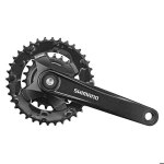 P�dalier axe carr� shimano altus fc - mt101 2x9sp l123 - 175 mm