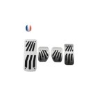 P�dalier repose pied - alu - compatible peugeot et citro�n - acc�l�rateur frein embrayage - gris