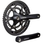 Pdalier - shimano - fc - rs200 - 2 plateaux - 4 bras - aluminium noir