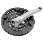 Pdalier vlo - prowheel - 3 plateaux - acier - noir - 170 mm